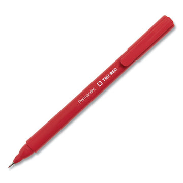 TRU RED™ Permanent Marker, Pen-style, Extra-fine Needle Tip, Assorted Colors, 12-pack freeshipping - TVN Wholesale